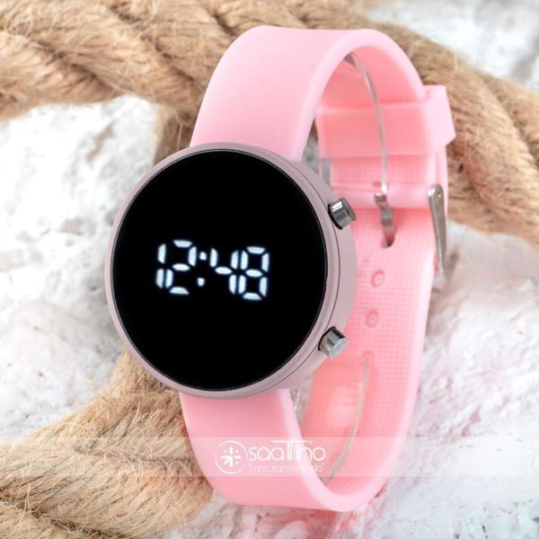 Led Watch Pembe Silikon Kordon Yetişkin Kız Kadın Saat ST-303770 - Image 1