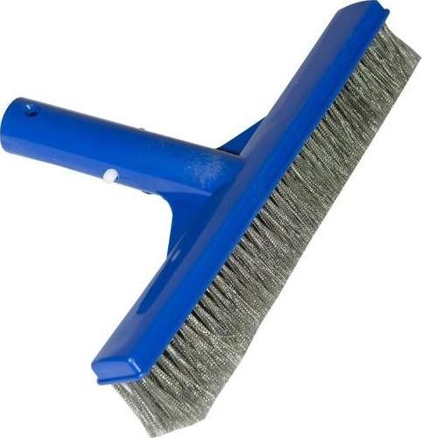 Water Fun Düz Paslanmaz Çelik Telli Havuz Fırçası 26 cm-Stainless Steel Algae Brush-ToptancıyızBiz - Image 1