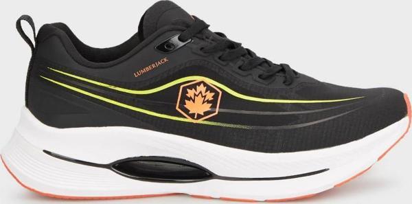 Lumberjack Logolu Sneaker Erkek Ayakkabı YILARMO 4FX SİYAH - Image 1