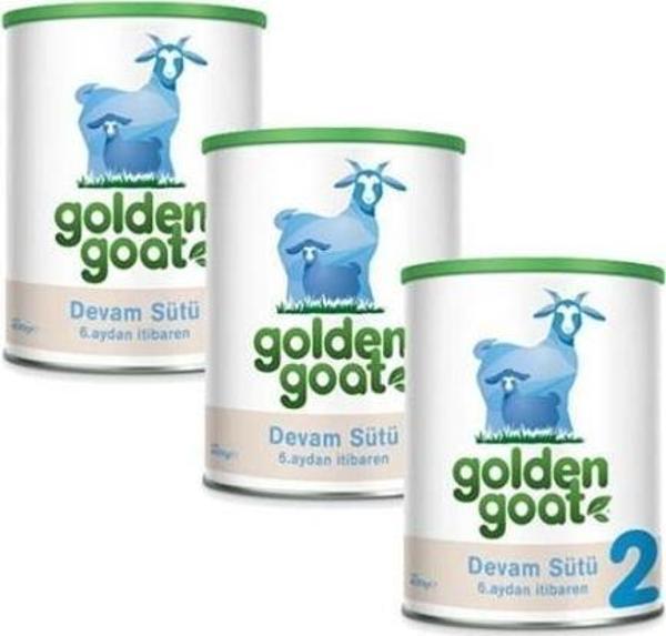 Golden Goat 2 Keçi Sütü Bazlı Devam Sütü 3'lü Paket - Image 1