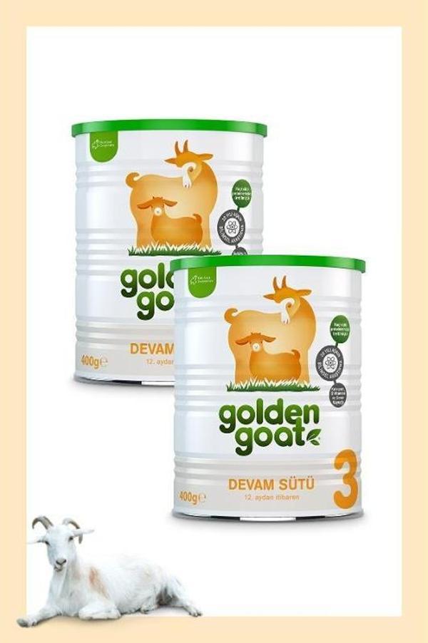 Golden Goat Keçi Devam Sütü 3 Numara 400 Gr 2'li Paket - Image 1