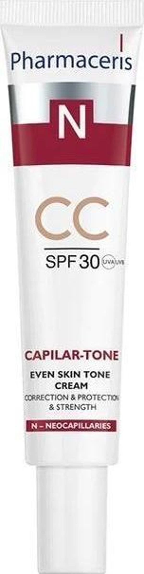 Pharmaceris Capilar Tone CC SPF30 Even Tone 40 Ml Yüz Kremi - Image 1