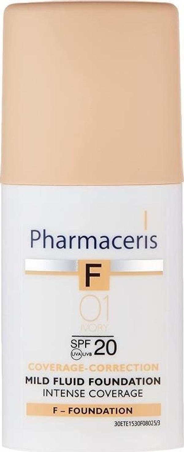 Pharmaceris F Intense Coverage Foundation Spf 20 Ivory 01 30 ml - Image 1