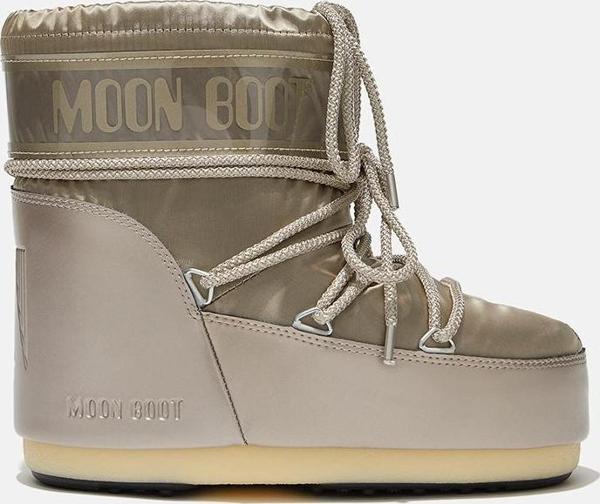 Kız Çocuk Bot (Kar) 80D1409350-B003 Moon Boot Icon Low Glance Platinum (33-35) - Image 1