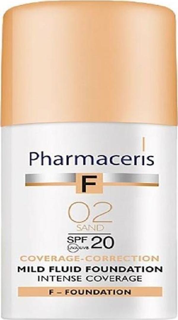 Pharmaceris Yumuşak Sıvı Fondöten Spf 20 Yoğun Kapatıcı 02 Sand 30 ml - Image 1