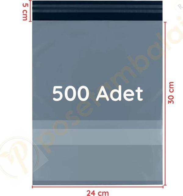 24x30+5 cm (24x35) Cepli Kargo Poşeti 500 Adet - Image 1