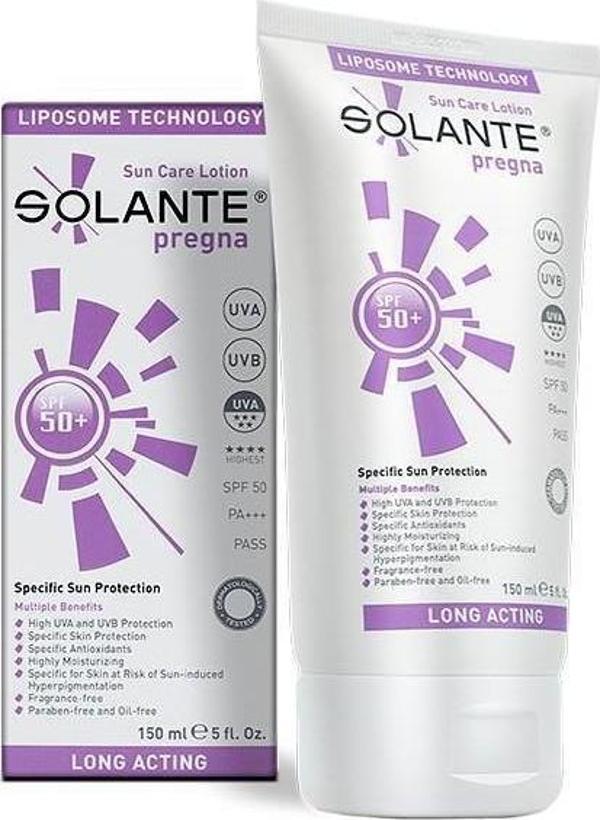 Solante Pregna SPF 50+ Losyon 150 ml - Image 1
