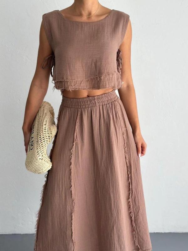 Yazlık Müslin Kadın Etek – Rahat ve Doğal Kumaşlı - Image 1