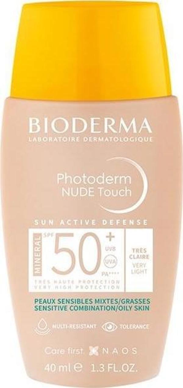 Bioderma Photoderm Nude Touch Light SPF 50 40 ML - Image 1