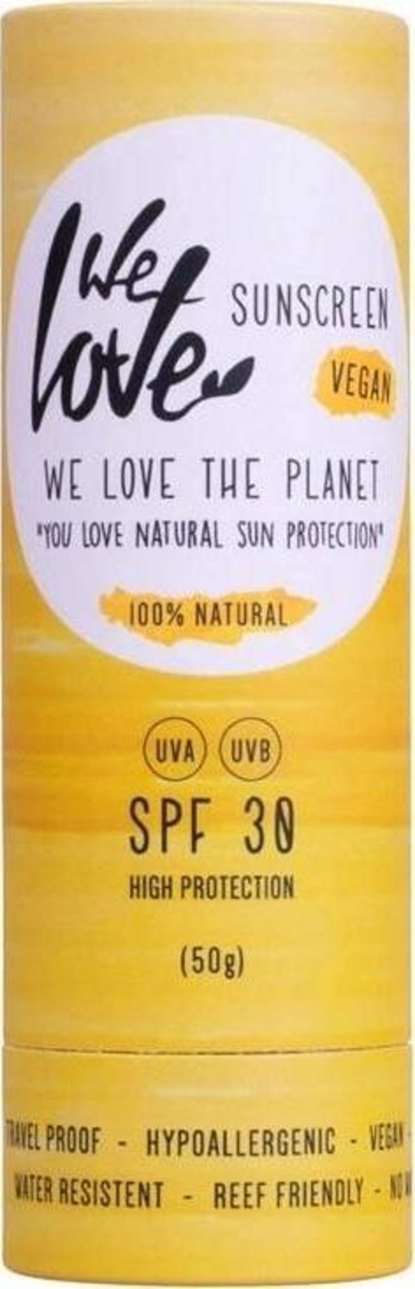 We Love The Planet Natural Sunscreen SPF 30 Stick 50 gr - Image 1