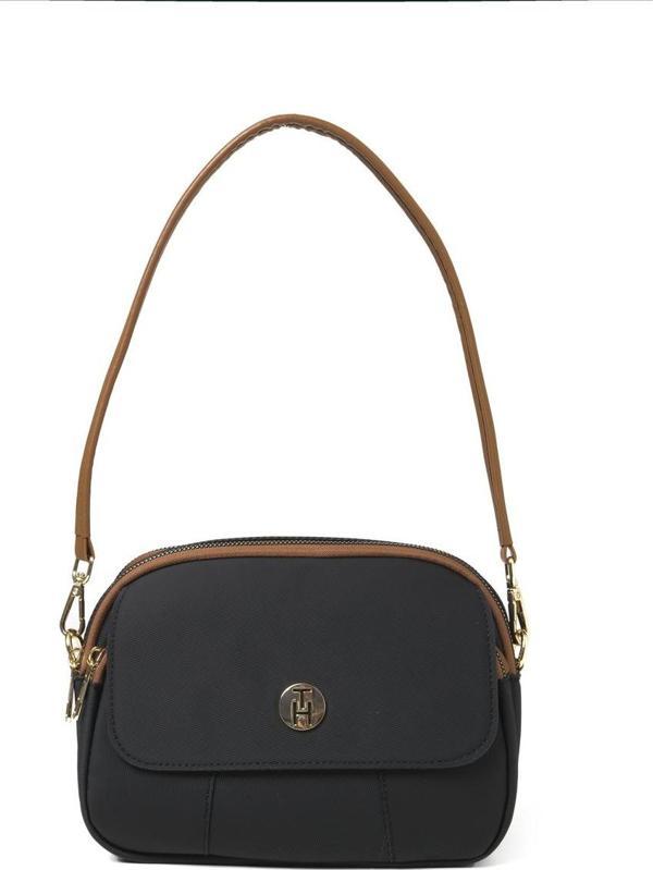 TH Bag Kadın Çapraz Çanta TH-YK2265 Siyah-Taba - Image 1
