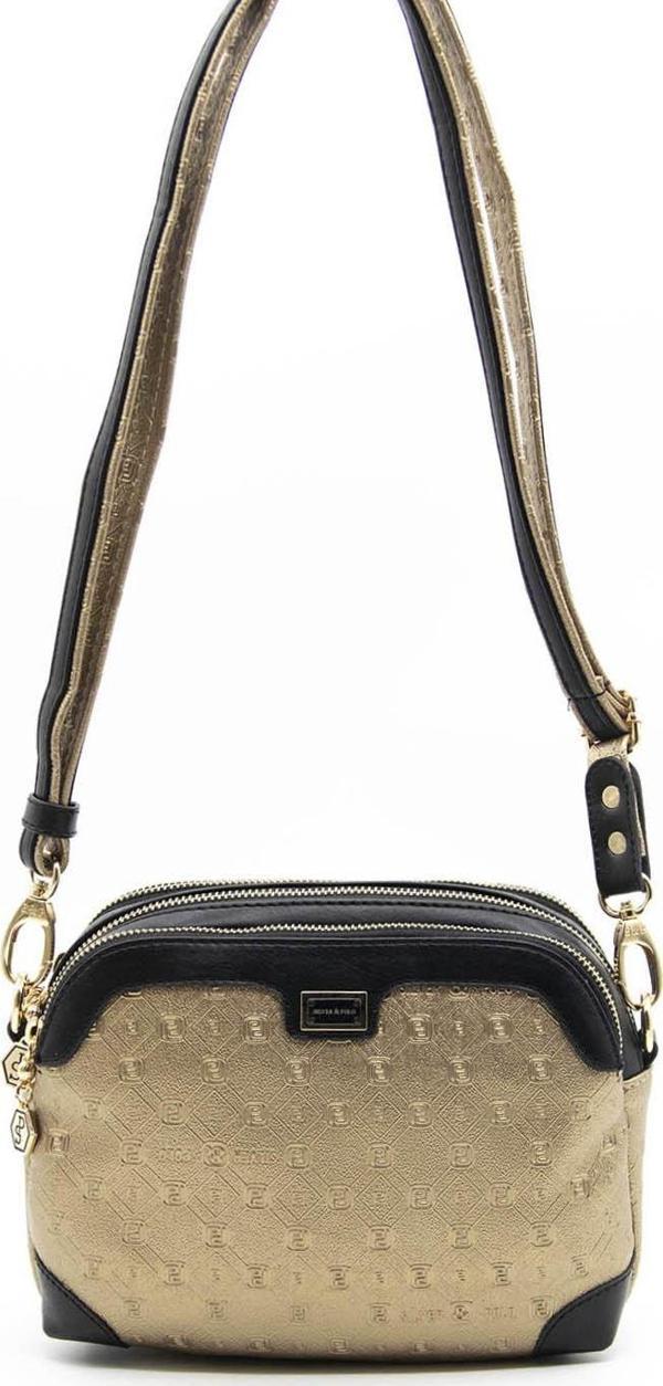 Silver & Polo Kadın Çapraz Çanta 968-38391 SİLVER POLO ÇAPRAZ BAYAN ÇANTASI M46 A.BAKIR-MAT SİYAH - Image 1