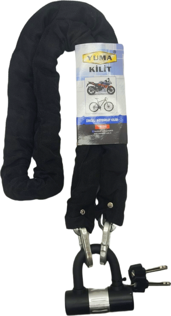 ZİNCİRLİ MOTORSİKLET KİLİT 10MMX150CM-Findit - Image 1