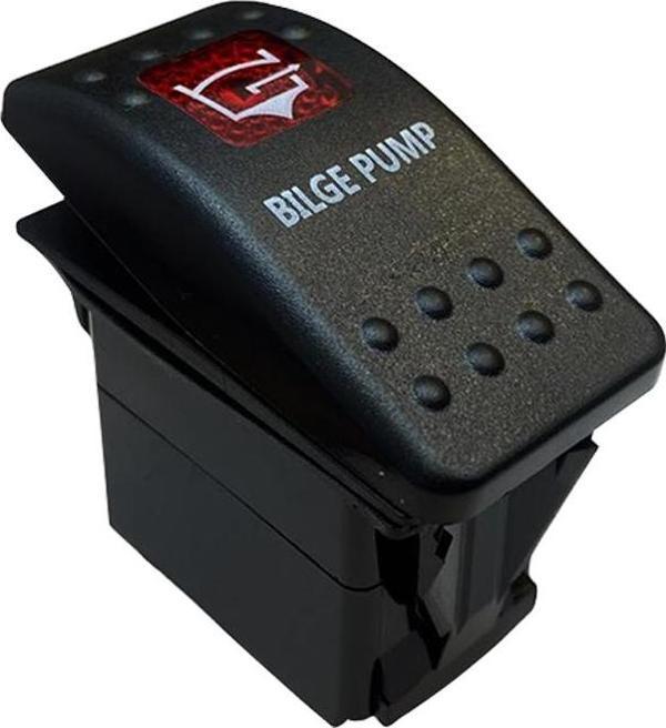 POMPA IŞIKLI 3P ON-OFF 12-24V MARIN SWITCH (IC-134M-S8)-Findit - Image 1