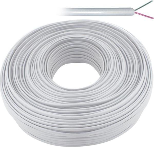 TELEFON KABLO 2Lİ GRİ FLAT KÖKEN 100 METRE ELEKTROMER-Findit - Image 1