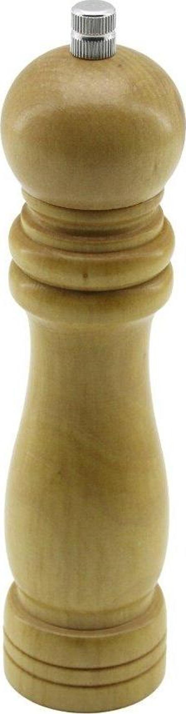 BÜYÜK= ÇAP: 4.5CM - UZUNLUK: 19CM AHŞAP TUZ - BAHARAT ÖĞÜTÜCÜ (2818) - Image 1