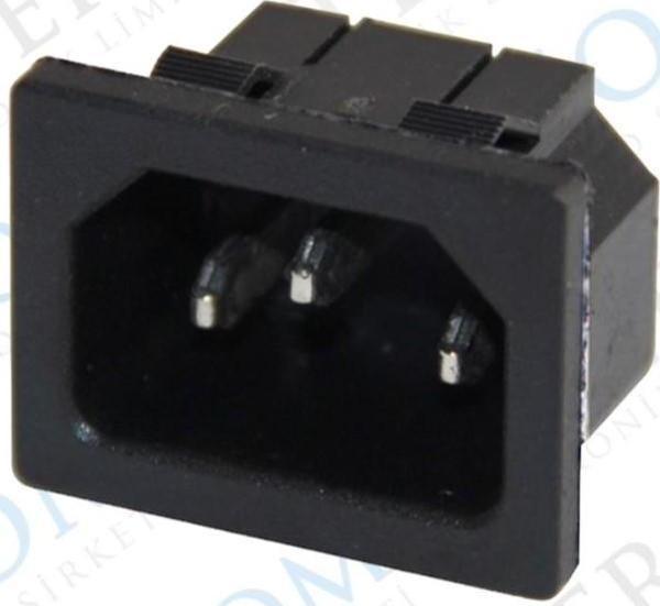 C14 PO WER SOKET ERKEK KULAKSIZ AS-04 (IC-212B)-Findit - Image 1
