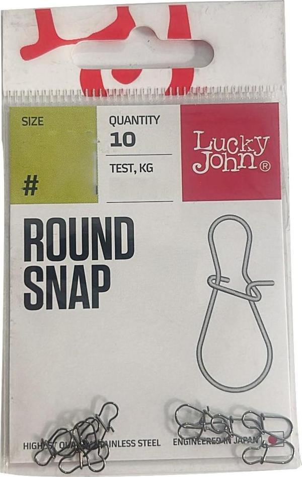 Lucky John 5113 Round Snap 10 Adet Suni Yem Klipsi #002 10.8kg - Image 1