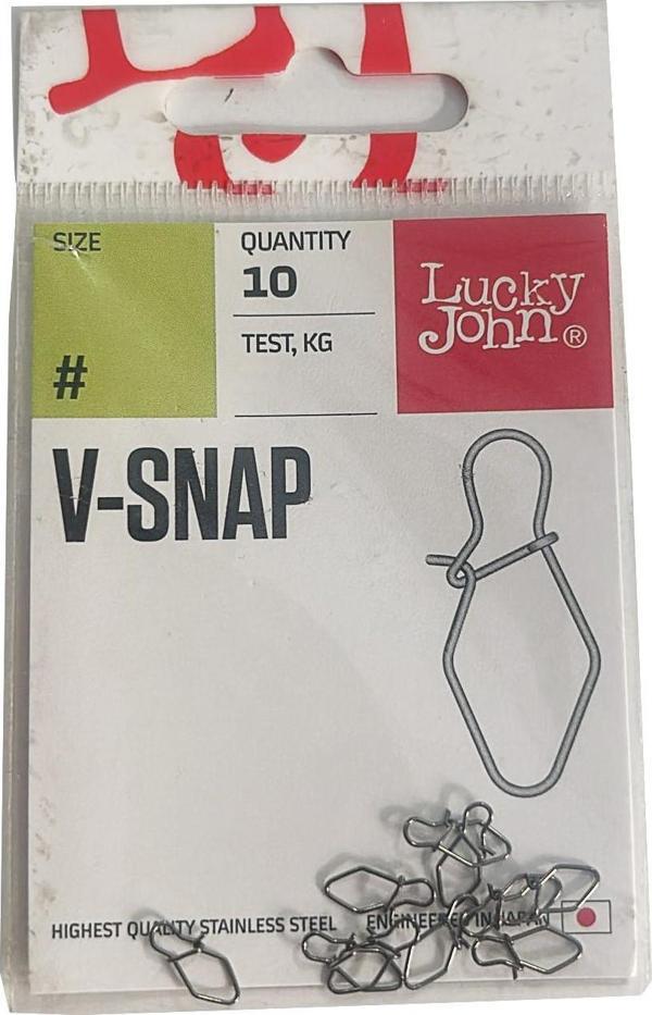 Lucky John 5115 V-Snap 10 Adet Suni Yem Klipsi #1 10kg - Image 1