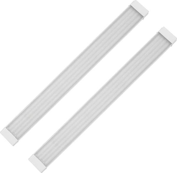 60W 120 CM KRİSTAL BEYAZ LED BANT ARMATÜR 6500K  (2Lİ PAKET)-Findit - Image 1