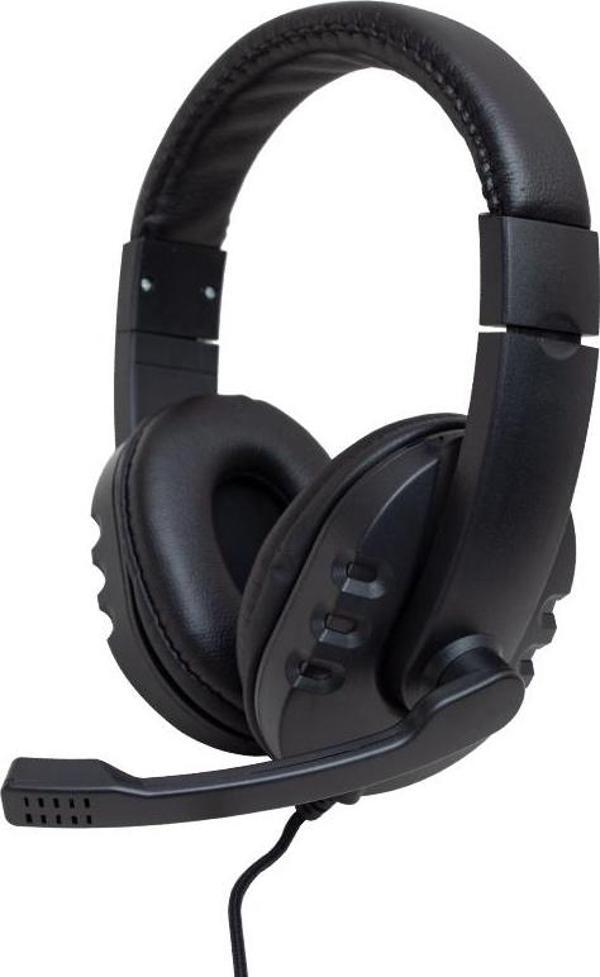 HELLO HL-5351 3.5MM STEREO KABLOLU LEDLİ MİKROFONLU OYUNCU KULAKLIK SİYAH-Findit - Image 1