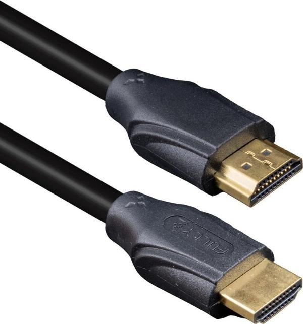 19+1 V2.0 4K 60HZ 5 METRE SİYAH GOLD UÇLU HDMI KABLO (2818) - Image 1