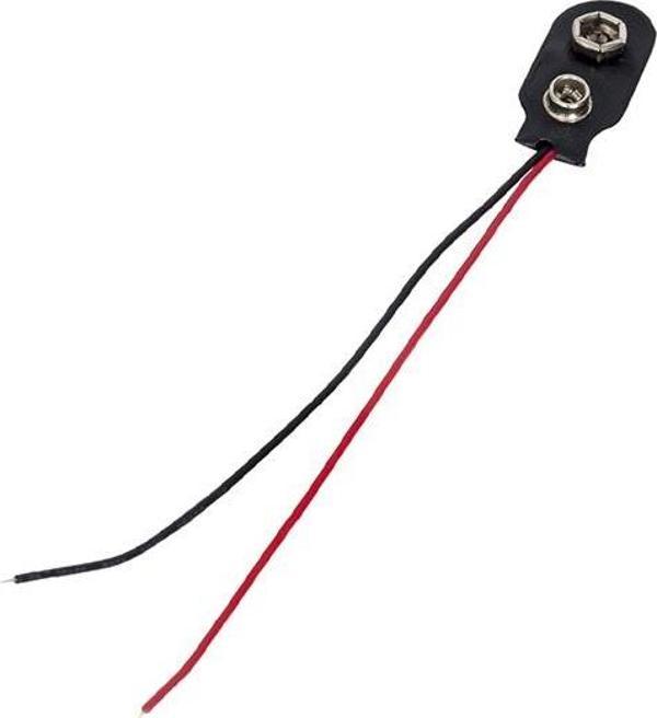9 VOLT PİL BAŞLIĞI 10 CM KABLOLU  (IC-232)-Findit - Image 1