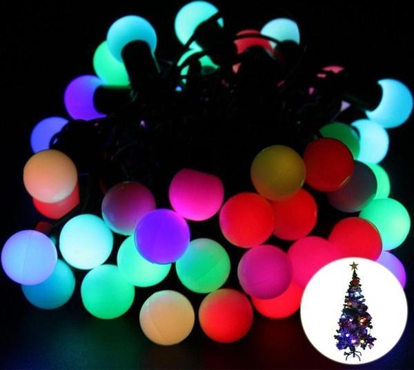 Dekoratif Minik Top 40 Ledli Dekoratif Dolama Led Işık (RGB)-Findit - Image 1