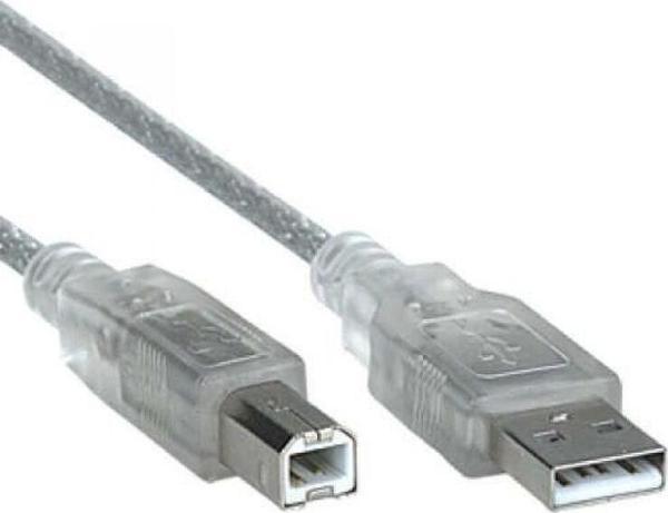 USB YAZICI KABLOSU ŞEFFAF 2.0V 3 METRE  *SL-U2003-Findit - Image 1