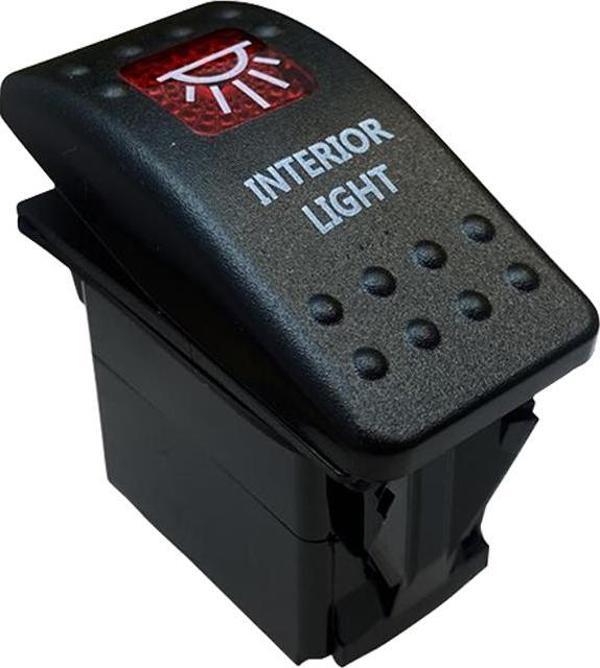 İÇ AYDINLATMA LAMBASI IŞIKLI 3P ON-OFF 12-24V MARIN SWITCH (IC-134M-S5)-Findit - Image 1