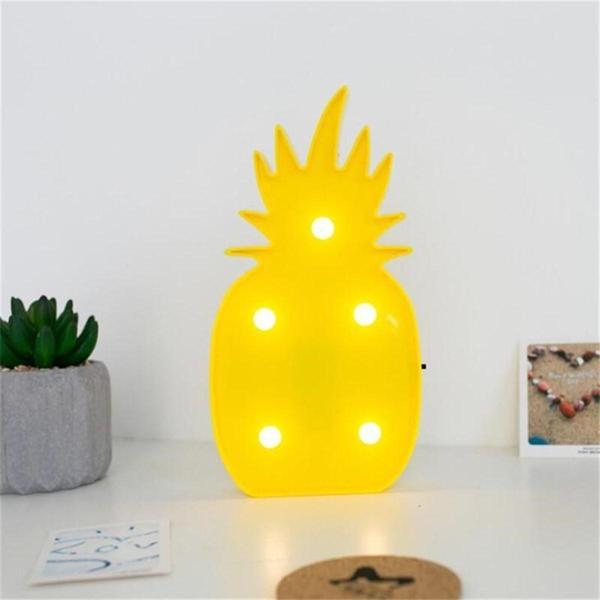 Ananas Şeklinde Ledli Dekoratif Eğlenceli Çocuk Gece Lambası-Findit - Image 1