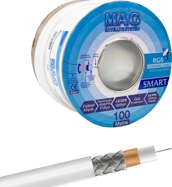 MAG SMART RG6/U4 64 TEL ANTEN KABLOSU (100 METRE)-Findit - Image 1