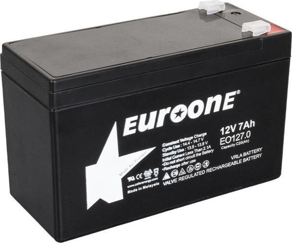 EUROONE EO127.0 12 VOLT - 7 AMPER AKÜ (150 X 65 X 90 MM)-Findit - Image 1