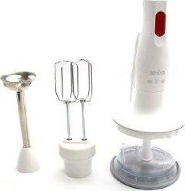 BLENDER SETİ  DOĞRAYICI - MİKSER - BLENDER  600ML HAZNE  350W SHB-3182 (2818) - Image 1