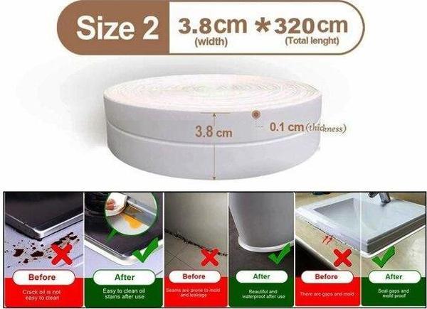 SU SIZDIRMAZ BANT BEYAZ 3.8CMX3.2MT-Findit - Image 1