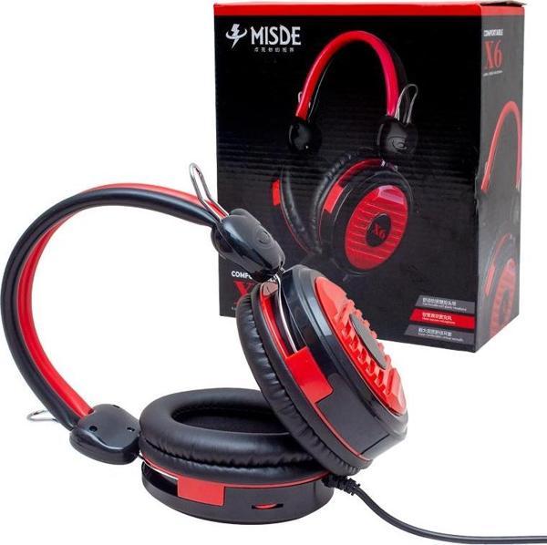 MAGI CVOICE X6 MİSDE 3.5MM AUX GİRİŞLİ KULAKÜSTÜ STEREO MİKROFONLU OYUNCU KULAKLIK-Findit - Image 1