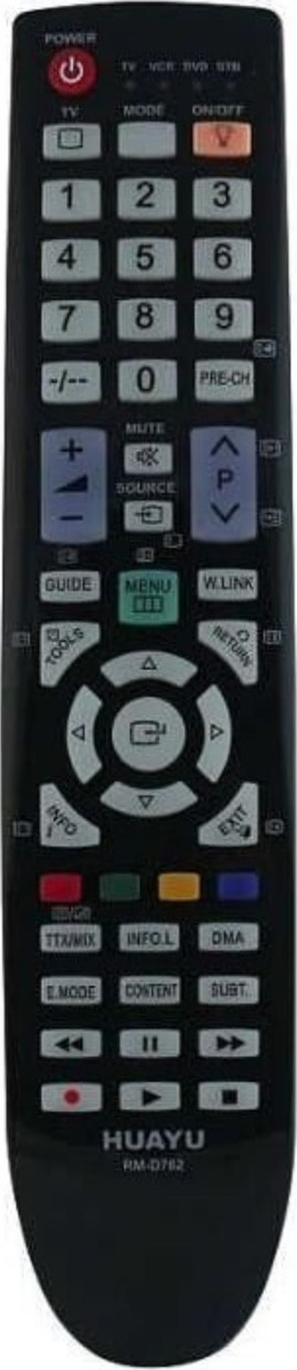 Samsung ile uyumlu Lcd Led Tv Kumandası (rm-d762) - Image 1
