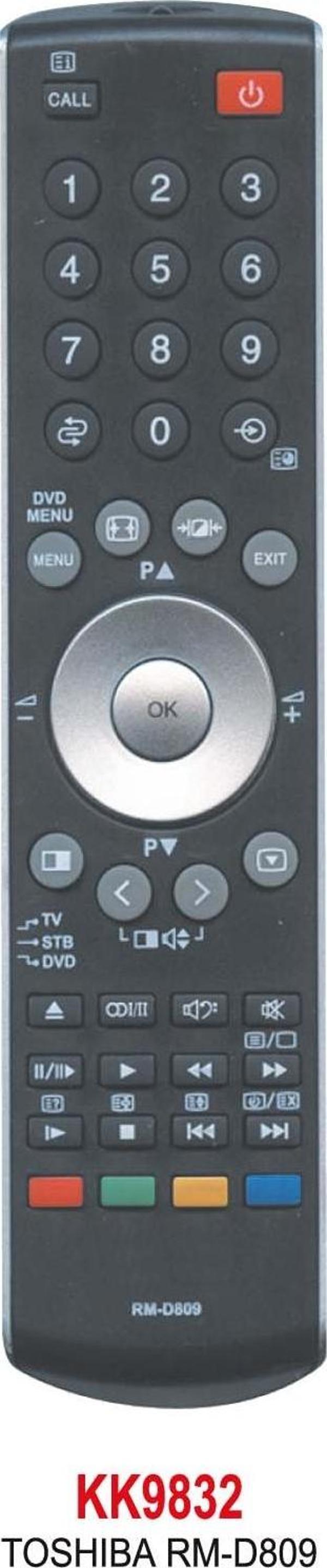 TOSHIBA RM-D809 Lcd KUMANDA - Image 1