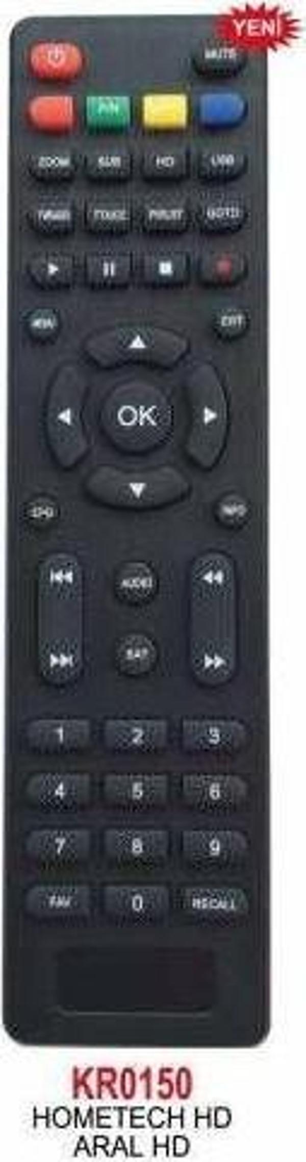 Hometech 1000-1050 HD Uydu Alıcısı kumandası - Image 1