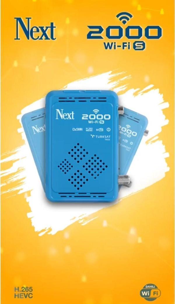 Next 2000 Wifi Çanaklı - Çanaksız Dahili Wi-fi Full Hd Uydu Alıcı - Image 1