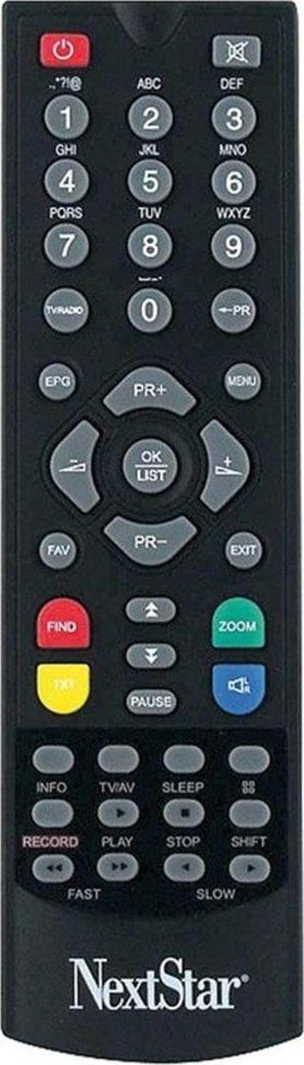 Nextstar 18000-19000 FTA USB Uydu Alıcı Kumandası - Image 1