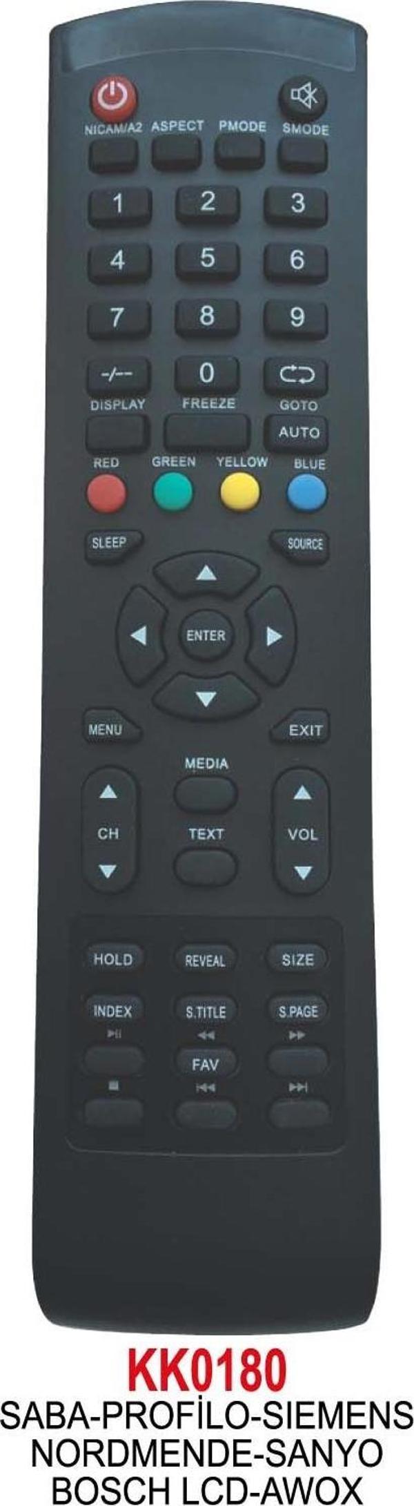 SABA-PROFİLO-SIEMENS-NORDMENDE-SANYO-BOSCH LCD-AWOX KUMANDA - Image 1