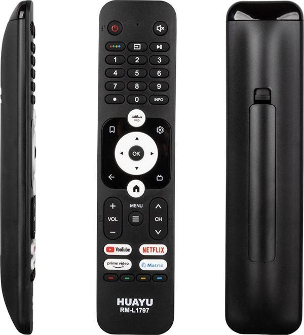HUAYU KL RM-L1797 HAIER YOUTUBE-NETFLIX-PRIME VIDEO TUŞLU LCD-LED TV KUMANDA - Image 1
