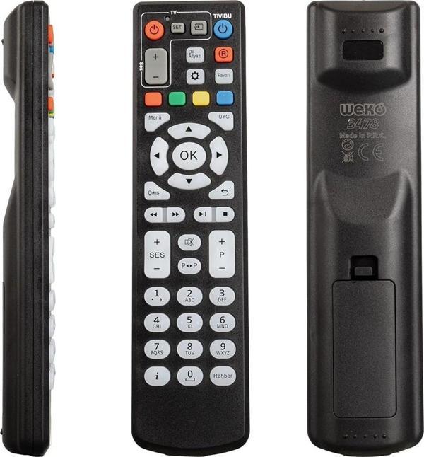 Tivibu Weko Kr Tıvıbu Turk Telekom Tv Akıllı Özellikli Uydu Alıcı Kumandası - Image 1