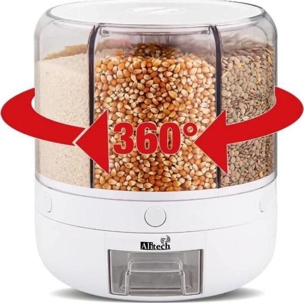 360° Dönebilir 10 Litre Gıda Organizeri - Image 1