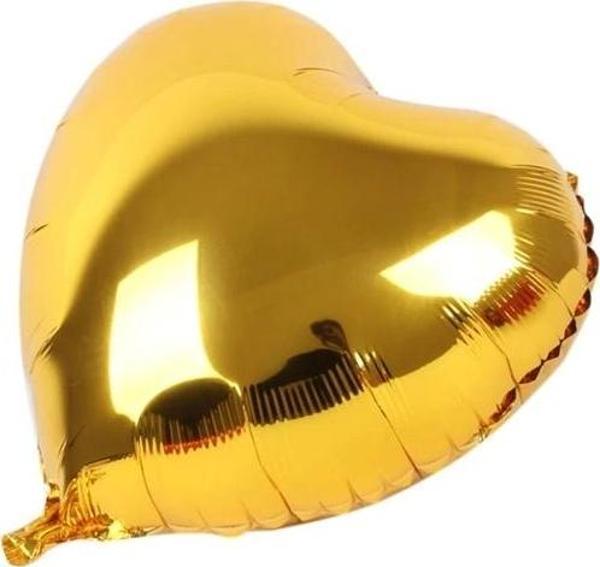 Altın Sarısı Kalp Folyo Balon 45 Cm. - Image 1