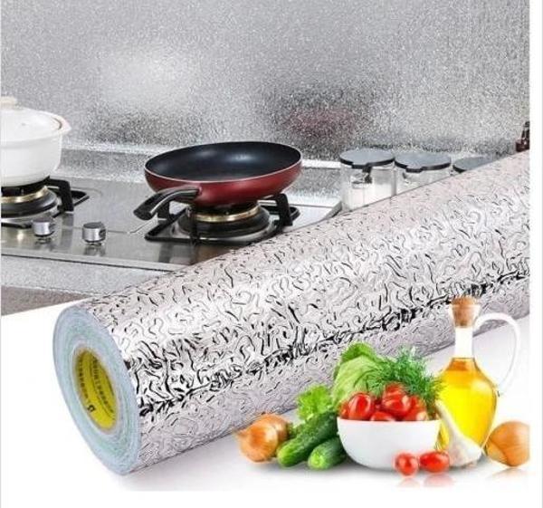 Alüminyum Folyo Yapışkanlı Mutfak Koruyucu Folyo 2 Metre - Image 1