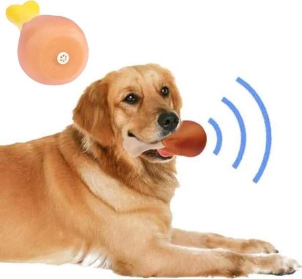 Köpekler İçin Sesli Oyuncak Tavuk Butu - Image 1