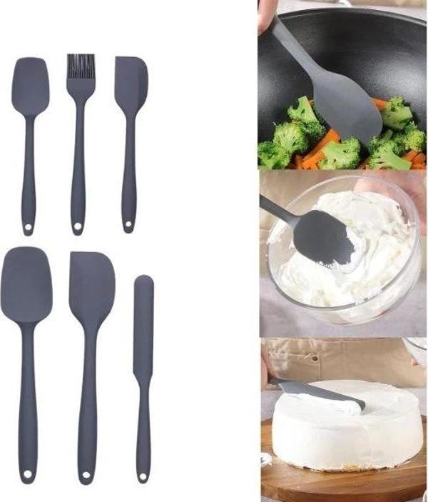 Silikon Spatula ve Fırça Seti - Image 1