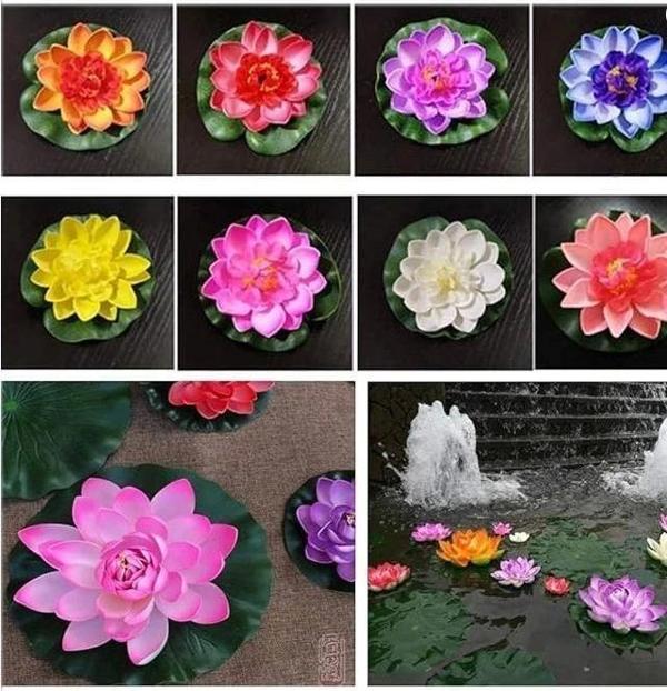 Dekoratif Yapay Lotus Çiçeği - Image 1